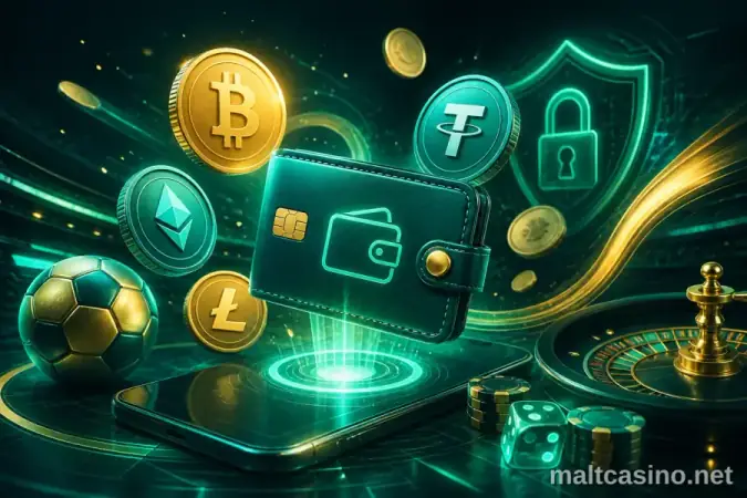 Maltcasino Papara ve kripto ödeme görseli